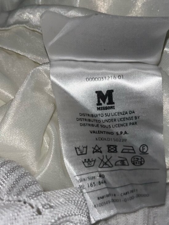 Missoni White Crochet V-Neck Maxi Dress - Picture 3 of 6